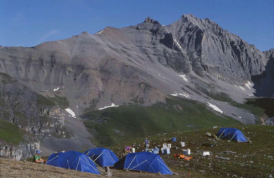 Moth Camp, Mackenzie Mountains, N.W.T. 